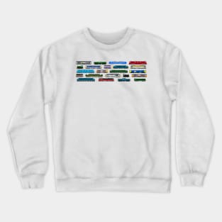 Diesel Locomotives Print Crewneck Sweatshirt